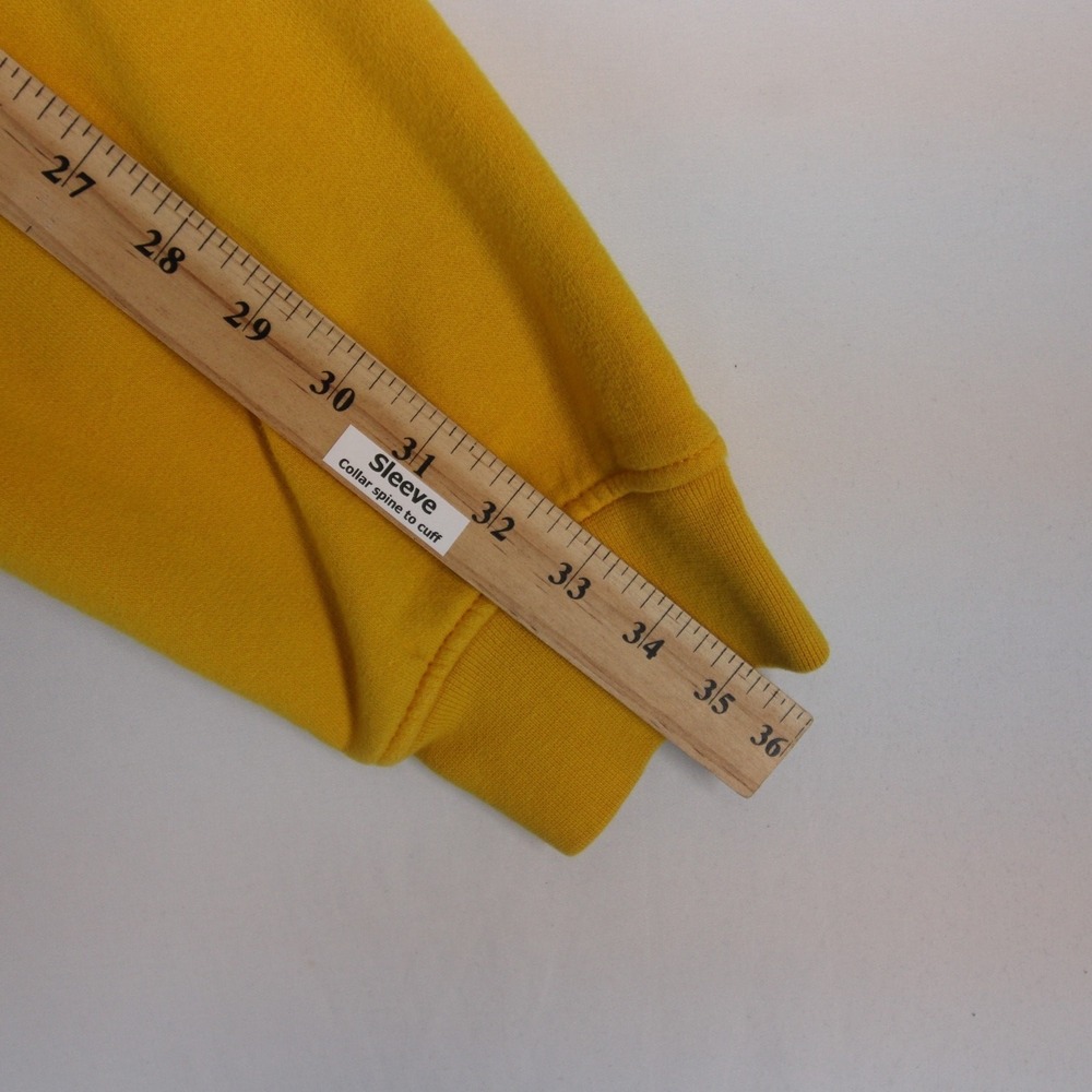 Vintage Nike Hoodie Mens XL Yellow Oregon Patches There Is No Finish Line - Picture 8 of 12